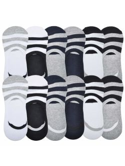 Angelina Assorted Cotton No-Show Liner Socks