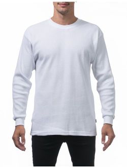 Men's Cotton Solid Heavyweight Cotton Long Sleeve Thermal Top