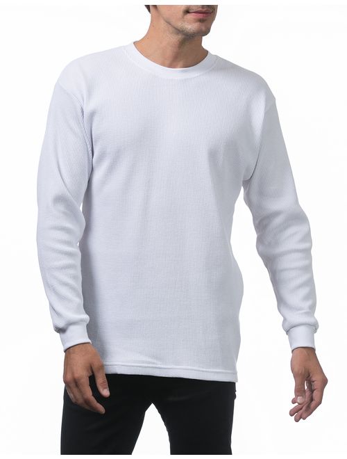 Pro Club Men's Cotton Solid Heavyweight Cotton Long Sleeve Thermal Top