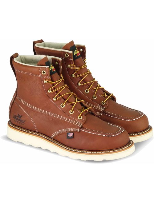 Thorogood Men's American Heritage 6" Moc Toe, MAXwear Wedge Safety Toe Boot