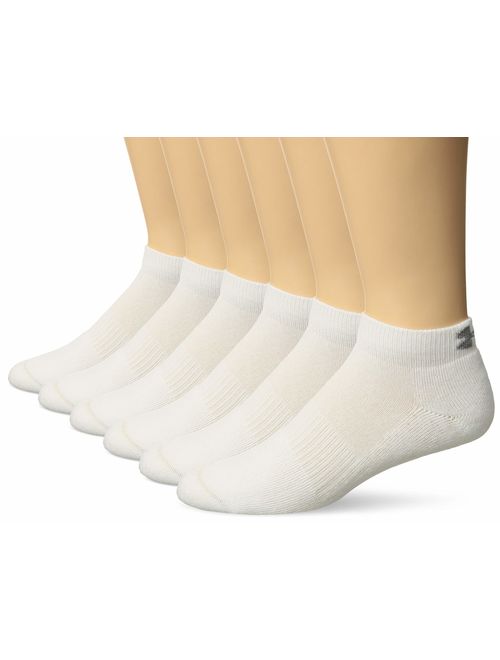 Under Armour Adult Charged Cotton 2.0 Low Cut Socks, 6-Pairs