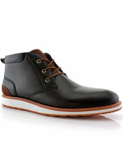 Ferro Aldo Houstan MFA506031 Mens Chukka Ankle Memory Foam Lightweight Casual Mid-Top Desert Sneaker Boots