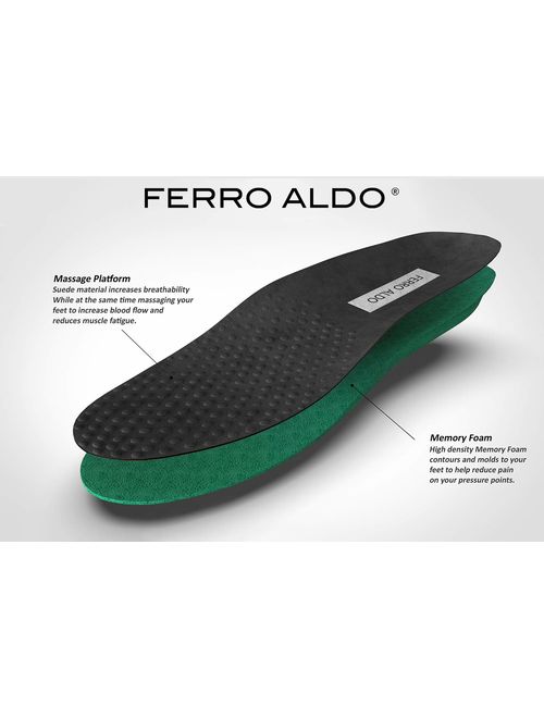 Ferro Aldo Houstan MFA506031 Mens Chukka Ankle Memory Foam Lightweight Casual Mid-Top Desert Sneaker Boots