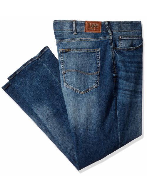 LEE Men's Big and Tall Modern Series Extreme Motion Straight Fit Jean