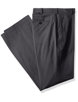 Men's Big and Tall Air Straight Fit Stretch Flat Front Dress Pant