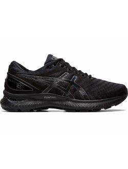 Men's Gel-Nimbus 22 Running Shoes, 10M, Black/Black