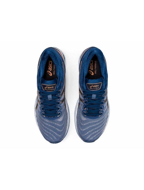 ASICS Men's Gel-Nimbus 22 Shoes, 9.5M, Glacier Grey/Graphite Grey