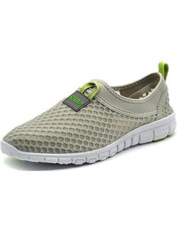 KENSBUY Women's Lightweight Slip on Mesh Shoes Quick Drying Aqua Water Shoes Athletic Sport Walking Sneaker
