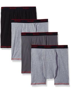 Men's 4-Pack Cool Comfort Breathable Mesh Boxer Brief Grey