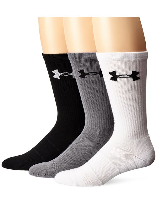 Under Armour Men's Elevated Performance Crew Socks (3 Pack)