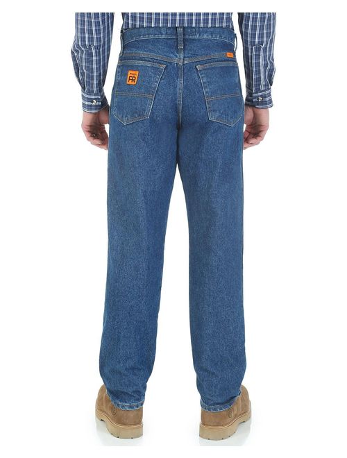 Wrangler Riggs Workwear Men's Fr Flame Resistant Relaxed Fit Jean