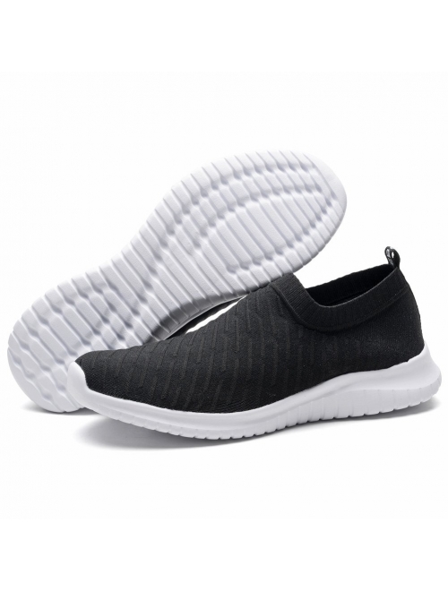 TIOSEBON Men's Casual Walking Shoes Knit Running Slip-on Balenciaga Look Sneakers
