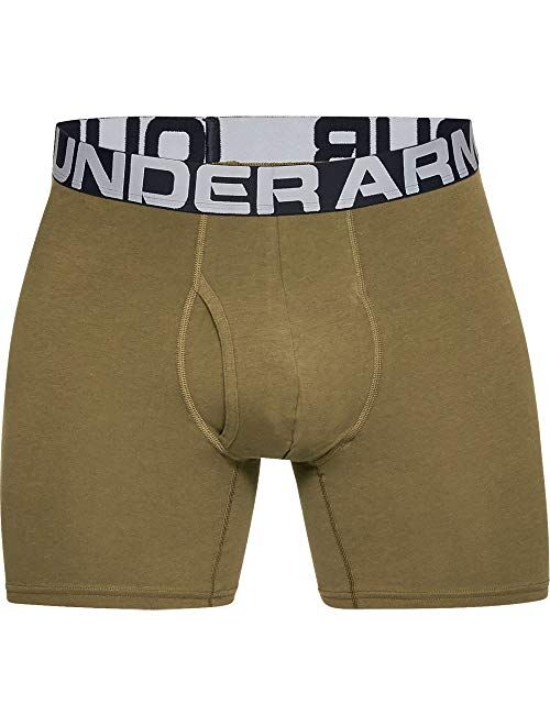 Under Armour Men's Charged Cotton 6-Inch Boxerjock 3-Pack