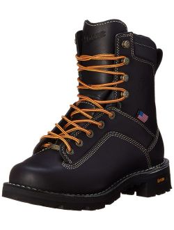 Men's Quarry USA Black Work Boot - 8-Inch