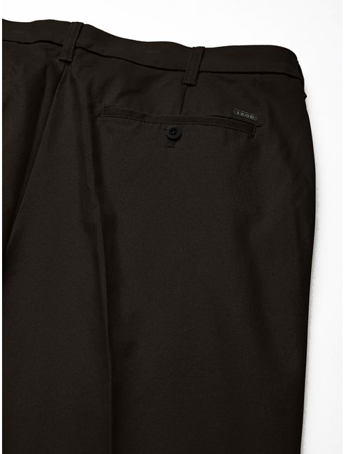 IZOD Men's Big and Tall Advantage Performance Flat Front Straight Fit Chino Pant