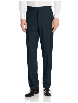 Savane Men's Flat Front Premium Flex Gabardine Dress Pants