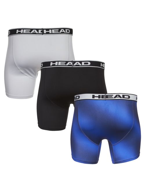HEAD Mens Performance Underwear 3PACK Boxer Briefs