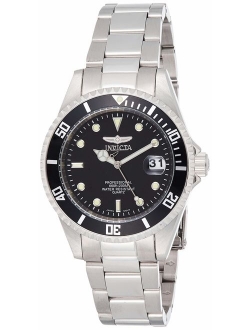 Men's 8932OB Pro Diver Analog Quartz Silver; Dial color - Black Stainless Steel Watch
