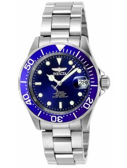 Men's 9094 40mm Pro Diver Collection Stainless Steel Automatic Dress Watch with Link Bracelet