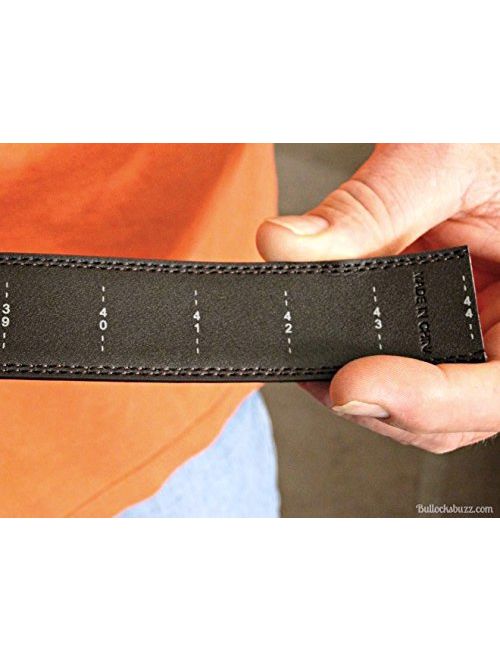 KORE Men's Full-Grain Leather Track Belt | "Endeavor" Alloy Buckle