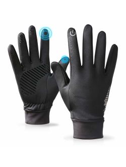 PERSIST Winter Warm Gloves for Men and Women Touchscreen Thermal Anti-Slip Windproof Womens Gloves for Running