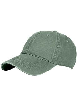 Glamorstar Classic Unisex Baseball Cap Adjustable Washed Dyed Cotton Ball Hat