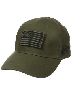 VooDoo Tactical 20-9351004000 Cap with Removable Flag Patch, OD