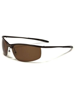 Xloop Metal Boating Driving Sunglasses (Brown)
