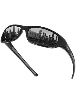 Duduma Polarized Sports Sunglasses for Men Women Baseball Running Cycling Fishing Driving Golf Softball Hiking Sun Glasses Tr8116