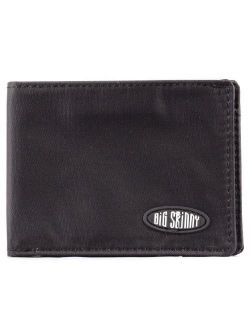 Big Skinny Men's Compact Sports Bi-Fold Slim Wallet, Holds Up to 20 Cards