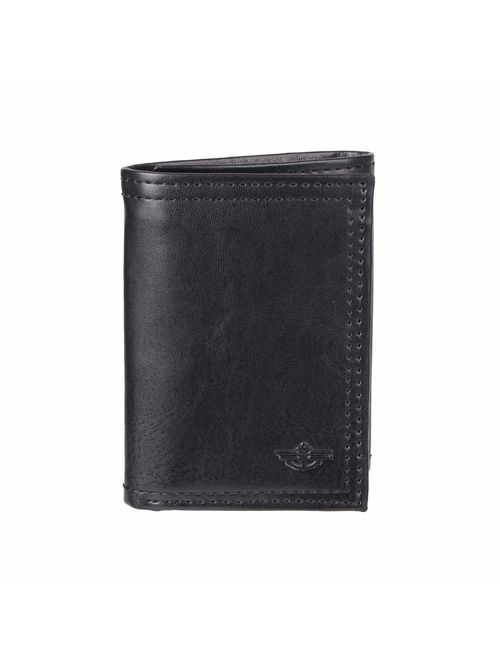 Dockers Men's Rfid Security Blocking Extra Capacity Trifold Wallet