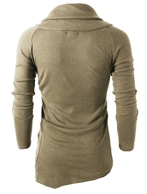 H2H Mens Casual Slim Fit Pullover Knitted Turtleneck Sweaters Long Sleeve Thermal