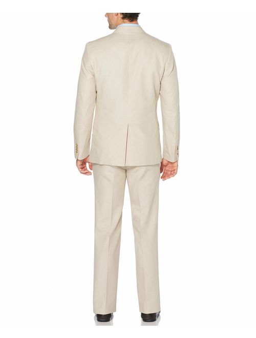 Cubavera Men's Cotton-Linen Herringbone-Textured Blazer