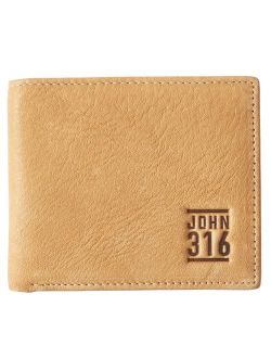 Christian Art Gifts Genuine Leather Wallet for Men | Quality Classic Leather Bifold Wallet | Christian Gifts for Men