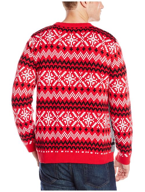 Alex Stevens Men's Slothy Christmas Ugly Christmas Sweater