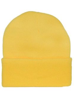 Florida Hat Company Yellow Knit Cap Beanie/Minion Yellow