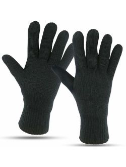 Winter Gloves For Men: Mens Cold Weather Snow Glove: Men's Knit Thinsulate Thermal Insulation