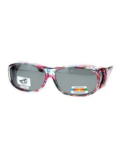 Polarized Sunglasses Fit Over Glasses Oval Rectangular OTG Anti-Glare