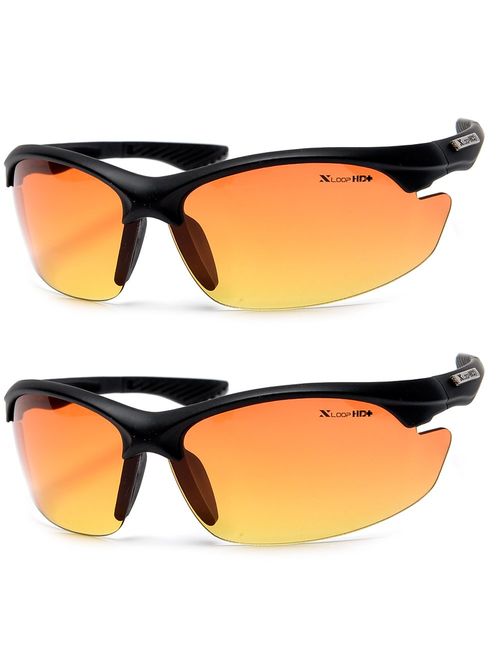 Men Women Hd High Definition Anti Glare Driving Sunglasses Wrap Sports Eye wear