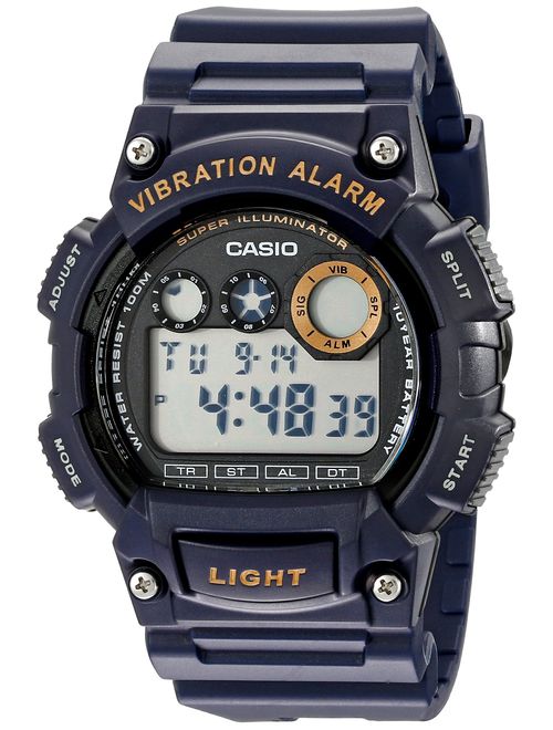 Casio Men's W735H-2AVCF Super Illuminator Blue Watch