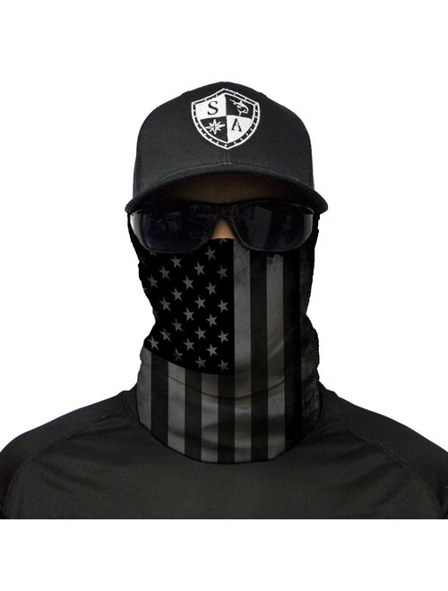S A Store American Flag Ski Masks for Men - Neck Gaiters for Men - Winter Face Mask for Men