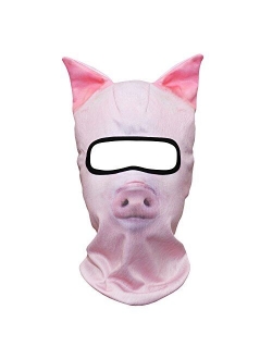 WTACTFUL 3D Stand Ears Animal Balaclava Face Mask for Music Festivals, Raves, Ski, Halloween, Party Outdoor Activities