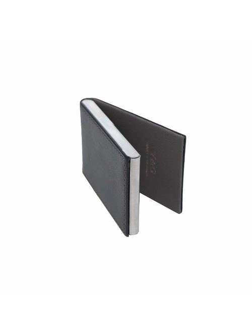 Y&G Men's Fashion Unisex Leather PU Business Card Holder with Magnetic
