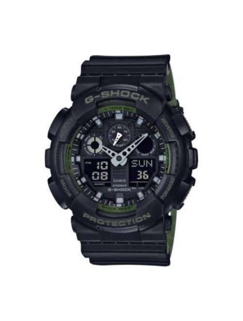 Casio GA-100L-1A G-Shock GA-100 Military Series Watch (Black / One Size)