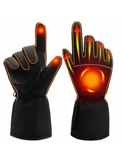 SPRING Electric Heated Gloves,Portable Battery Heating, Black, Size One Size