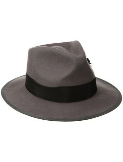 Classico Men's Wool Felt Snap Brim Fedora