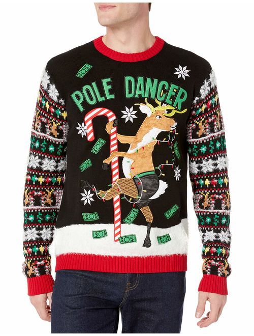 Blizzard Bay Men's Ugly Christmas Reindeer Sweater 
