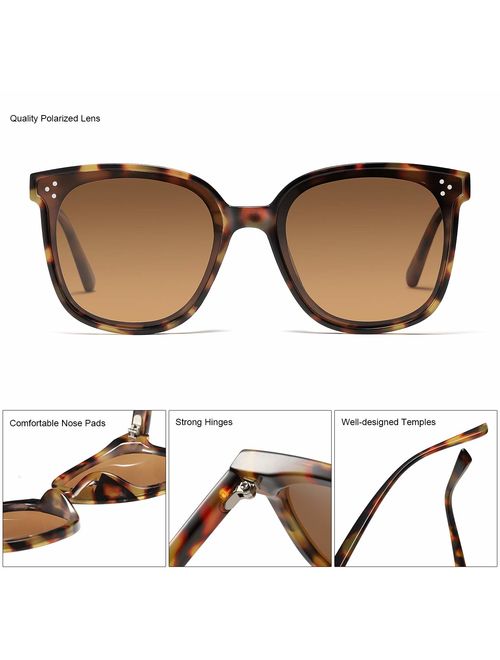 Polarized Sunglasses for Women/Men Vintage Womens Sunglasses Driving Sun Glasses Oversized