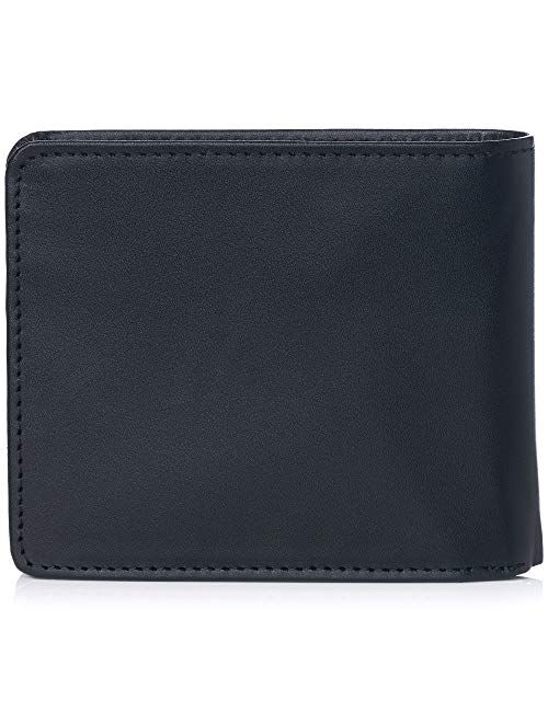 Alpine Swiss RFID Mathias Mens Wallet Deluxe Capacity Passcase Bifold With Divided Bill Section Camden Collection Comes in a Gift Box