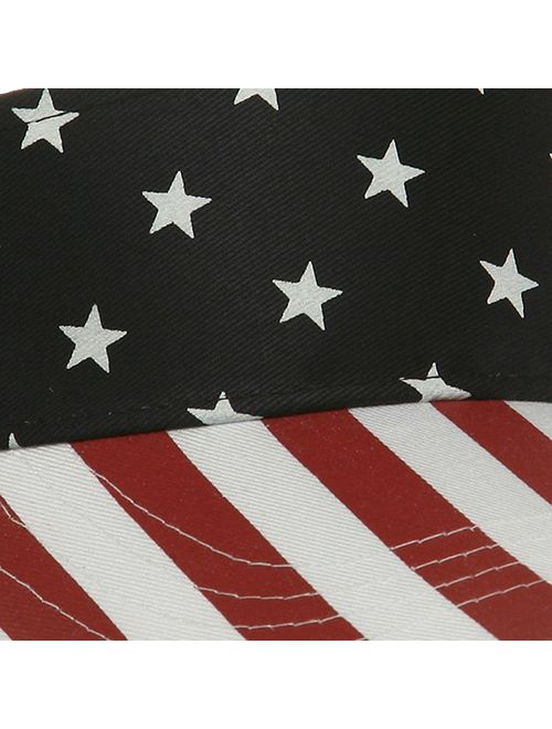 MG USA Flag Visor-USA Star Stripe W40S44B